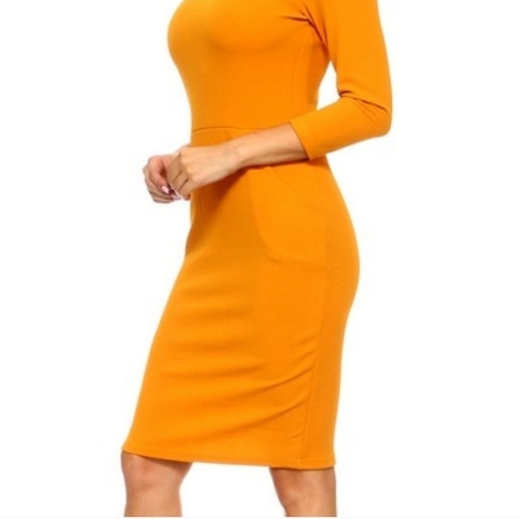 Yelete Comfort and Classic Dress Color Soft Pumpkin Size Small - Picture 5 of 10
